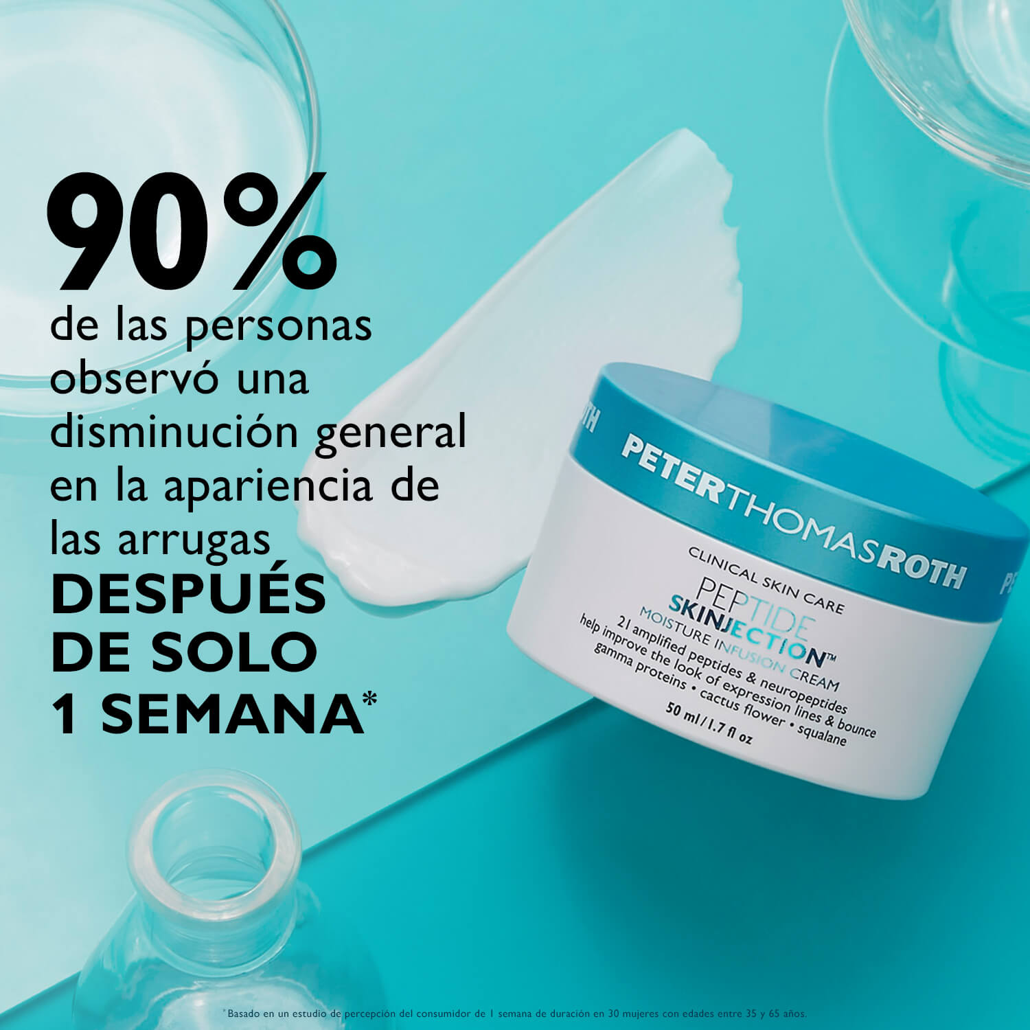 PEPTIDE SKINJECTION™ MOISTURE INFUSION REFILLABLE CREAM (CREMA HIDRATANTE)